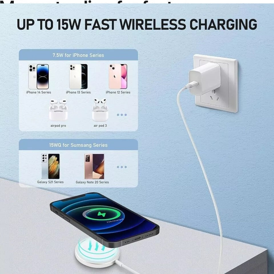 3 Pack Magsafe Wireless Charger Magnetic Fast Charger For iPhone 15 14 13 12 11