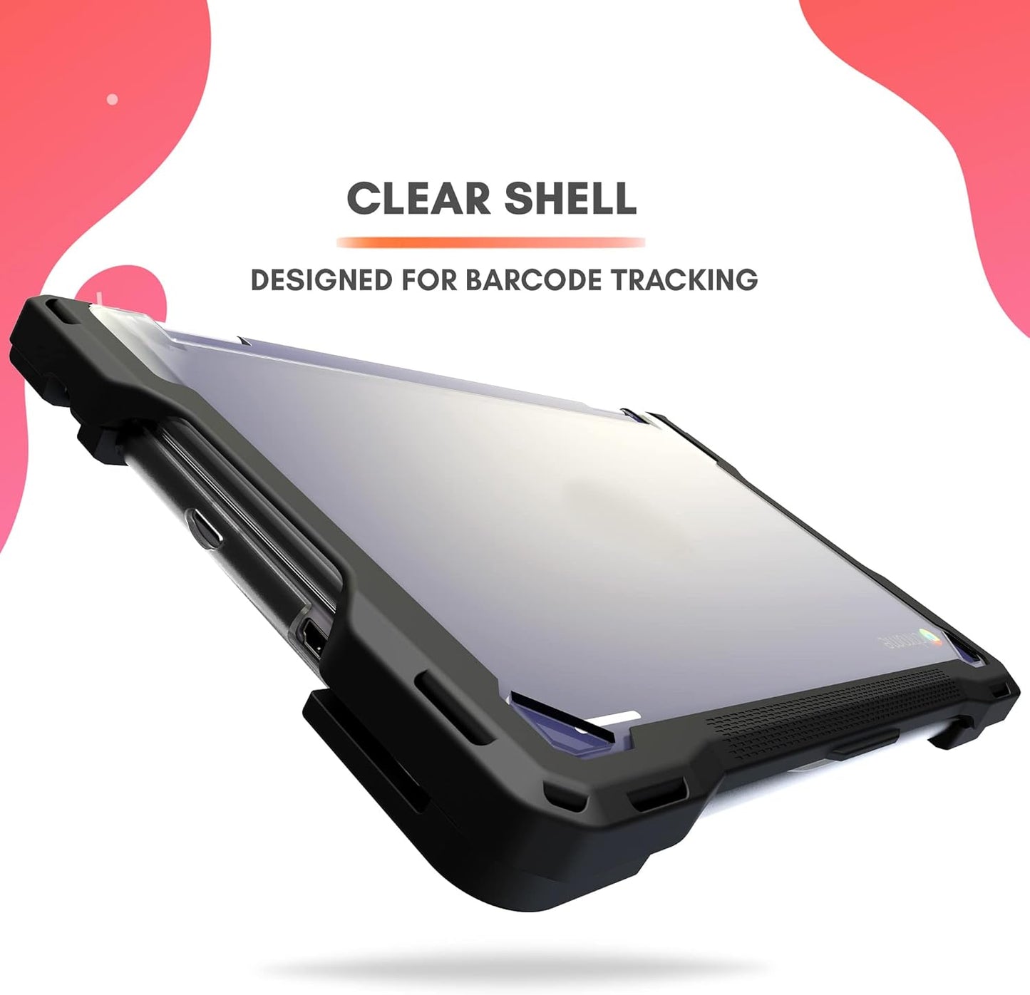 Case for HP Chromebook 11 G9 EE & for HP Chromebook 11 G8 EE | Protective Hard Shell Polycarbonate Laptop Clear Case Cover | Student-Proof Protection