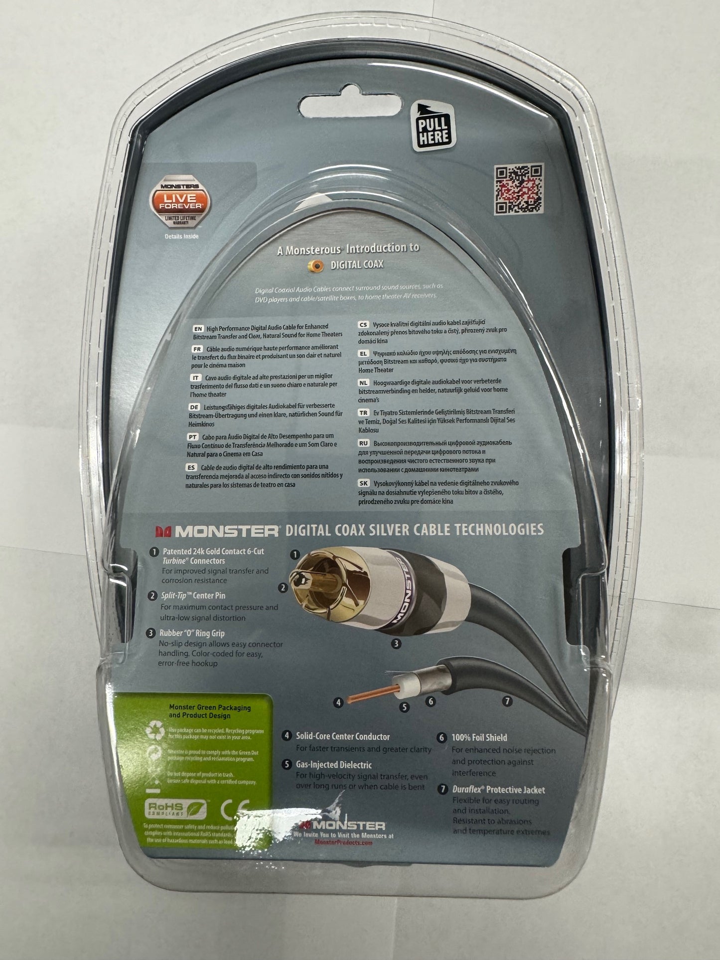 Monster Cable Digital Coax Silver 3M