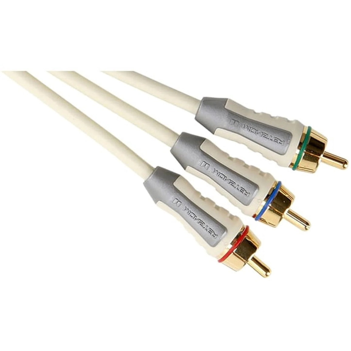 Monster Cable FlatScreen Series 3 RCA Male to 3 RCA Male Component Video Cable - 6.5