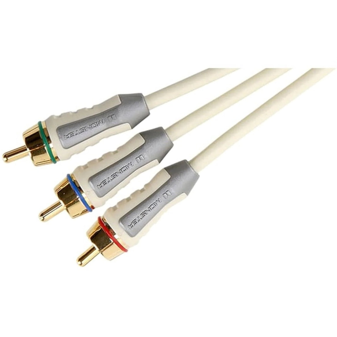 Monster Cable FlatScreen Series 3 RCA Male to 3 RCA Male Component Video Cable - 6.5
