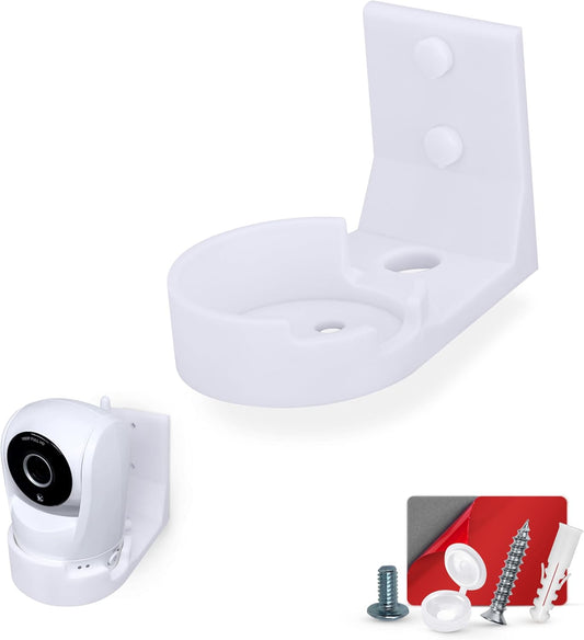 Drill Free Wall Mount for VTech ‎VM901 Camera, Easy to Install Holder with Strong Adhesive, No Mess, Reduces Blind Spots & Clutter, Designed by Brainwavz