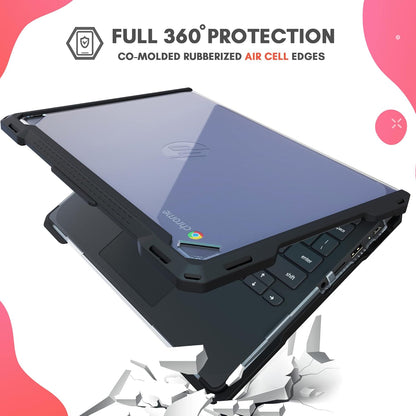 Case for HP Chromebook 11 G9 EE & for HP Chromebook 11 G8 EE | Protective Hard Shell Polycarbonate Laptop Clear Case Cover | Student-Proof Protection