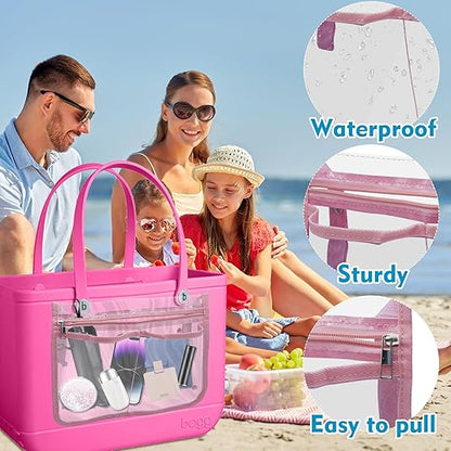 Nodachi Zipper Pouch Insert Bag for Bogg Bag, 2pcs Bag Divider Tray Storage Compatible with Bogg Bag
