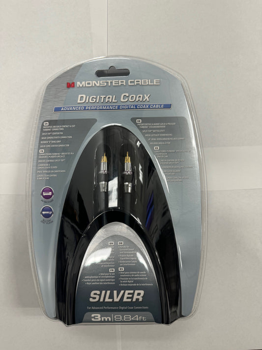 Monster Cable Digital Coax Silver 3M