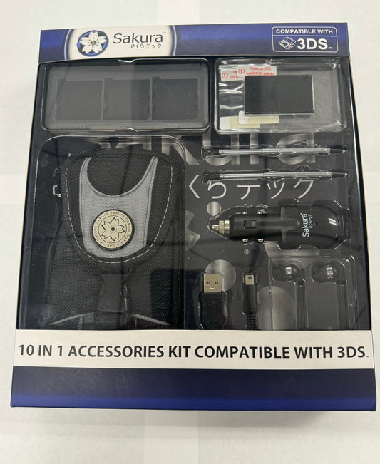 10 In 1 Accessory Kit 3DS Sakura Tech