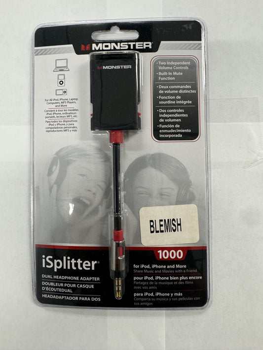 MONSTER - iSplitter - 1000 - For IPod, IPhone And More - New In Pkging